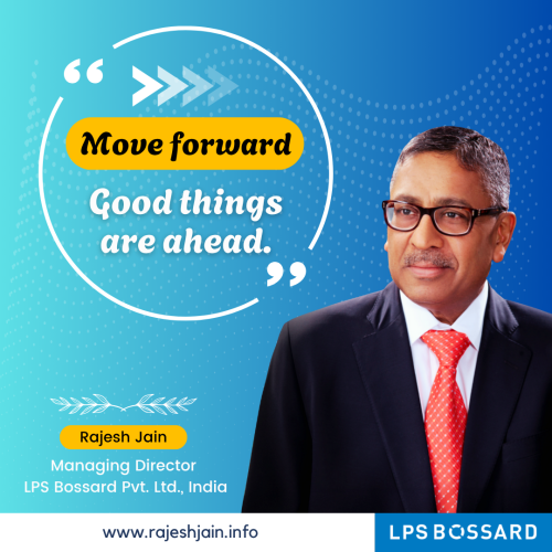 Move forward. Good things are ahead.