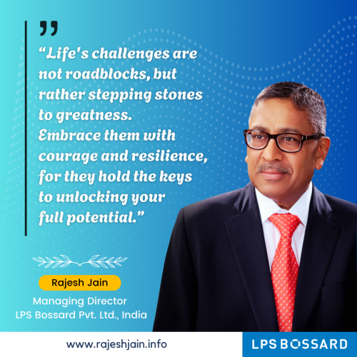 “Life's challenges are not roadblocks, but rather stepping stones to greatness. 
Embrace them with courage and resilience, for they hold the keys to unlocking your 
full potential.”